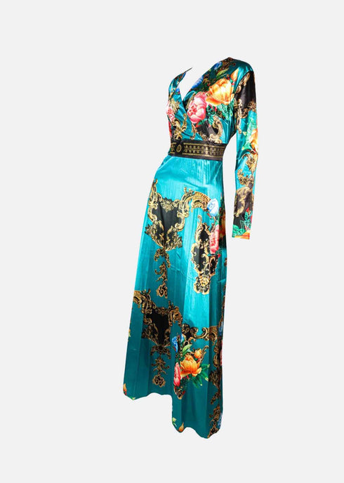 Bohemian Barocco Floral Gown